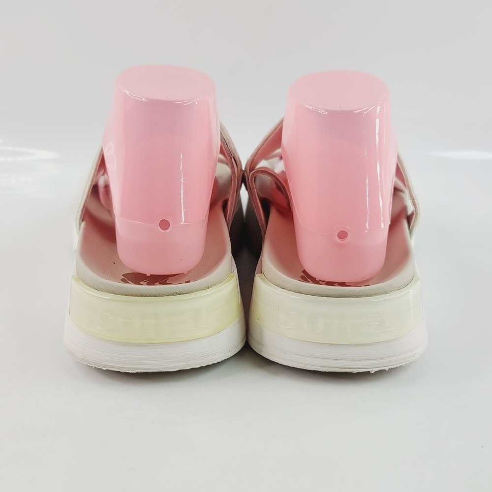 Sorel Slip On Open Toe Slide Sandal/ Platform Sandal Women's Size 10 White Cream - Picture 4 of 8